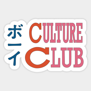 Culture Club Sticker